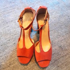 SUEDE PLATFORM SANDALS